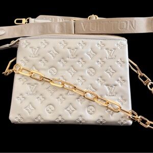 Large Silver Trio Pouch Coussin Style Bag